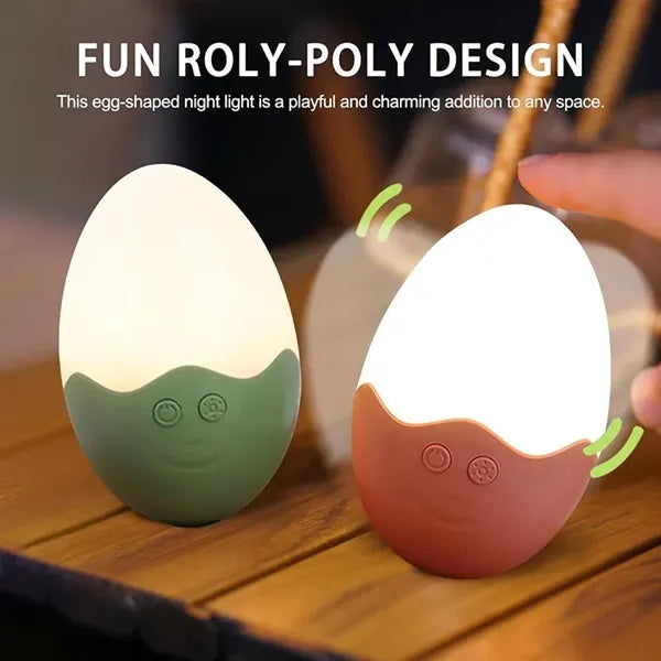 Portable Egg Shape Color Changing Night Light