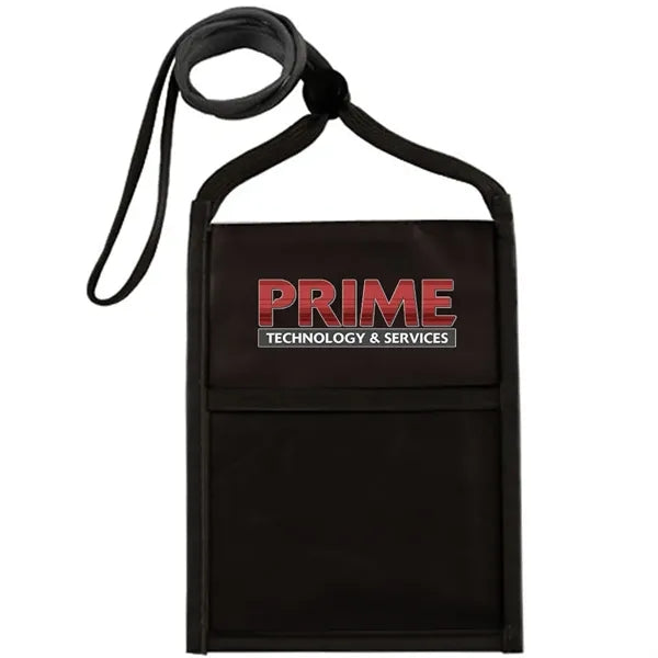 Two Tone Double Window Pouch