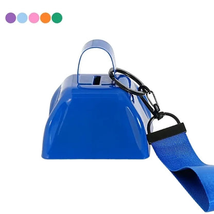 Classic 3" Metal Cheering Cowbell With Wristband