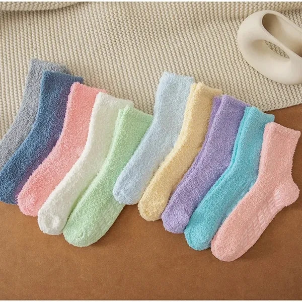 Soft Warm Fluffy Fuzzy Grip Socks