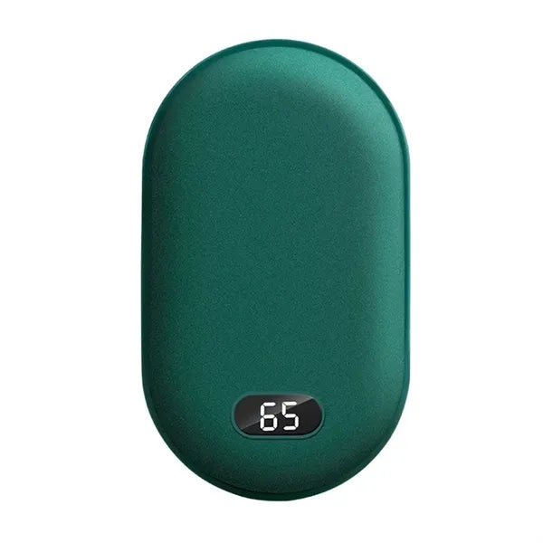 Digital Mini Portable 2-in-1 USB Hand Warmer Power Bank