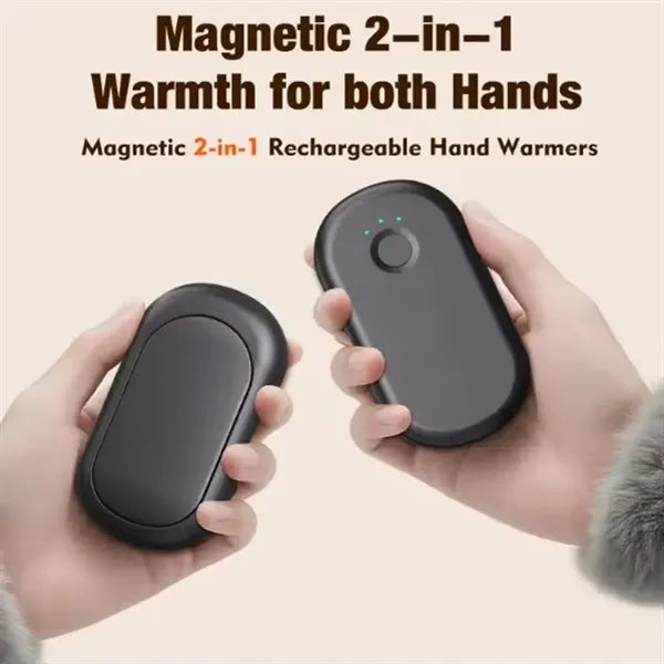 Mini Pocket Magnetic Rechargeable Hand Warmer Power Bank