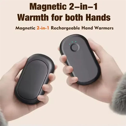 Mini Pocket Magnetic Rechargeable Hand Warmer Power Bank