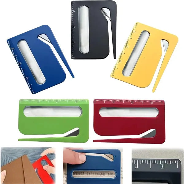 3 in 1 Envelope Opener with Magnifying Glass & Scale