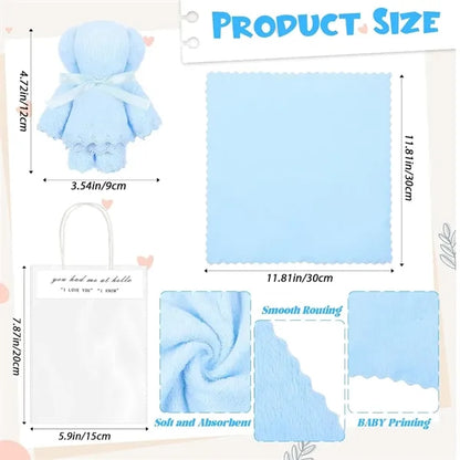 Cute Bear Towels with Bags