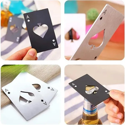 Ace Of Spades Credit Card Bottle Opener