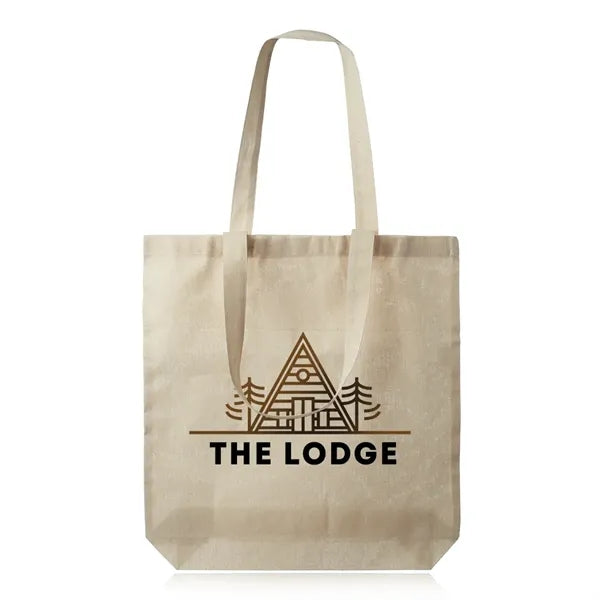 15"W x 17"H Gusseted Cotton Tote Bags