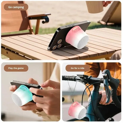 2-in1 Magnetic Phone Holder Wireless Speaker