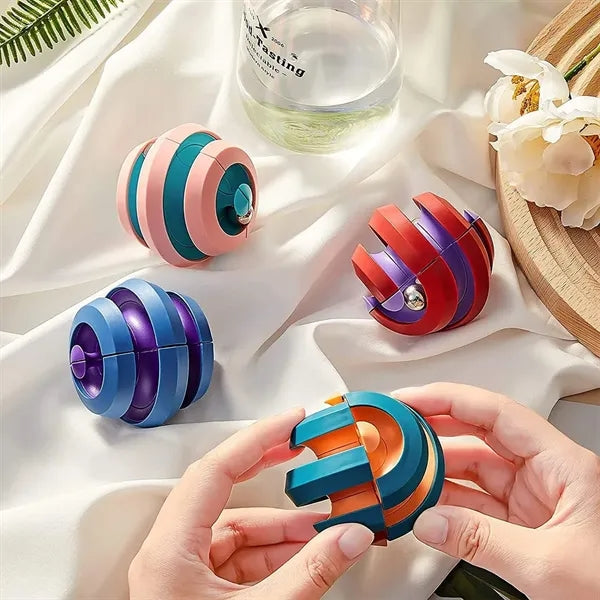 Rotating Fidget Puzzle Orbit Bead Ball