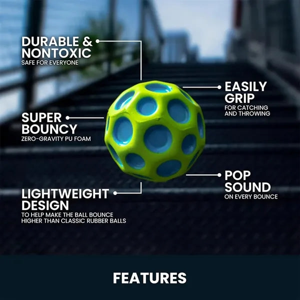 Moon Craterbouncy Bouncing Stress Reliver Ball