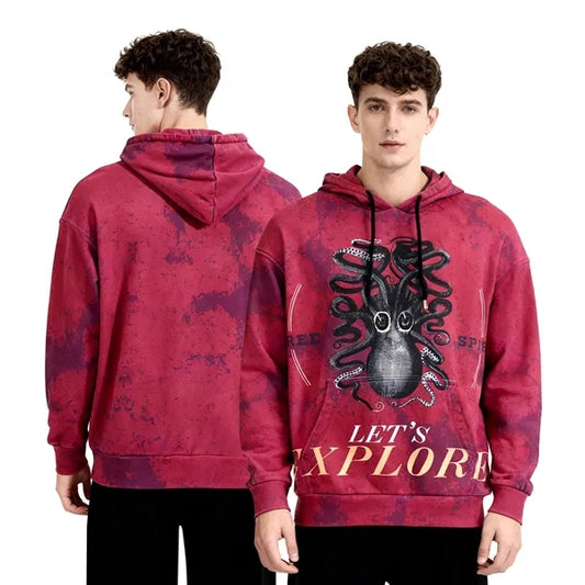 8oz Unisex Full Color Print Pullover Hoodie w/ Pocket