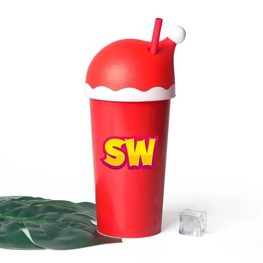 20oz Christmas Hat Plastic Tumbler