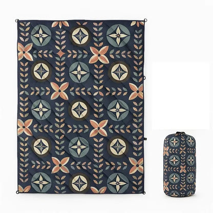Sublimated Packable Puffy Blanket for Camping