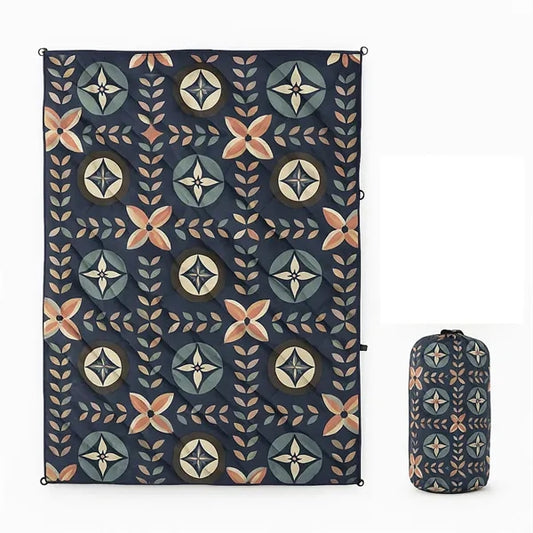 Sublimated Packable Puffy Blanket for Camping
