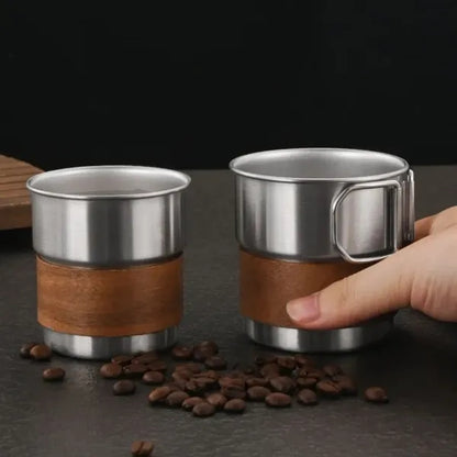 Stainless Steel Mug with Handle