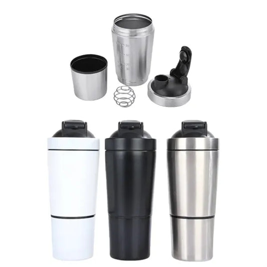 Stainless Steel Protein Shaker Bottle