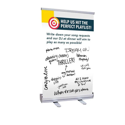 24" Economy Tabletop Retractor Kit (Dry-Erase Media)