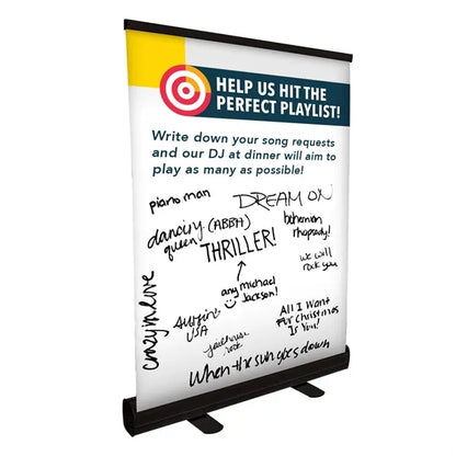 24" Economy Tabletop Retractor Kit (Dry-Erase Media)