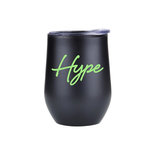 12 oz Stainless Steel Stemless Wine Glass With PP Lining