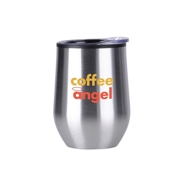 12 oz Stainless Steel Stemless Wine Glass With PP Lining