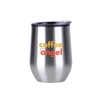 12 oz Stainless Steel Stemless Wine Glass With PP Lining