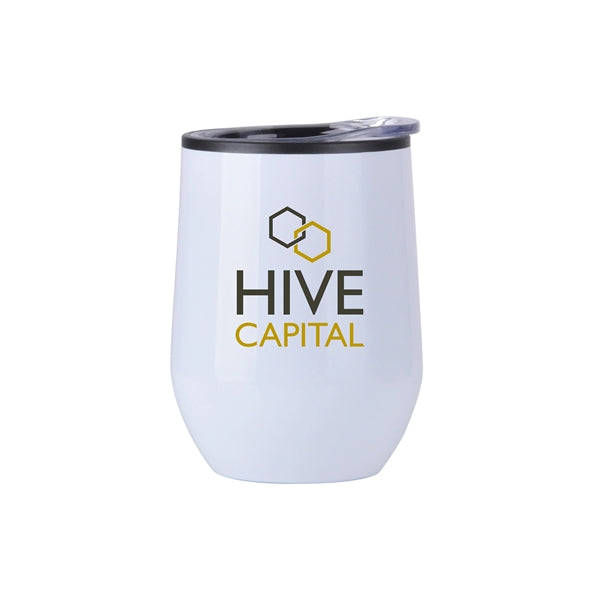 12 oz Stainless Steel Stemless Wine Glass With PP Lining