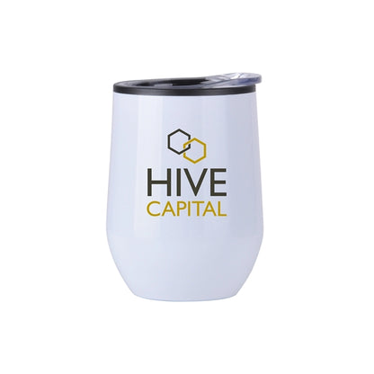 12 oz Stainless Steel Stemless Wine Glass With PP Lining