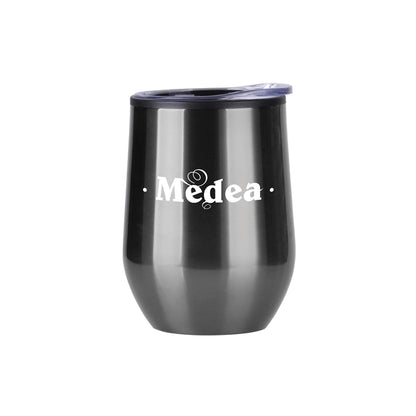 12 oz Stainless Steel Stemless Wine Glass With PP Lining