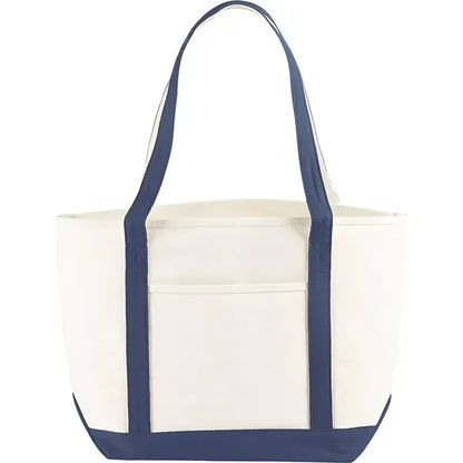 18 oz. Cotton Nautical Canvas Boat Bag W/ Gusset