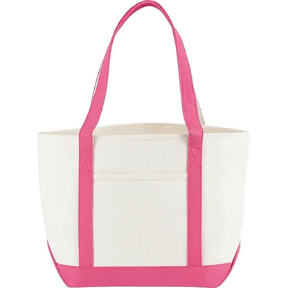 18 oz. Cotton Nautical Canvas Boat Bag W/ Gusset