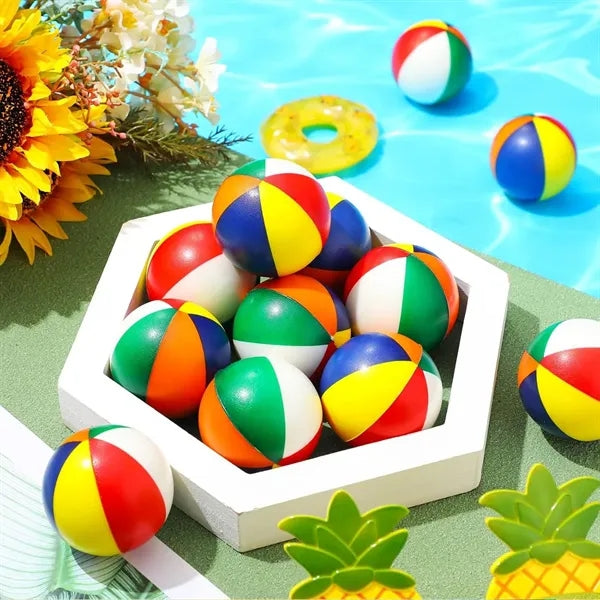 Colorful Stress Ball  Rainbow Beach Balls