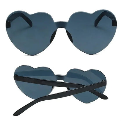 Colorful Heart Shape Sunglasses
