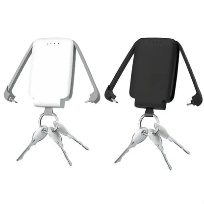 Portable Charger Keychain Power Bank With Flash Light