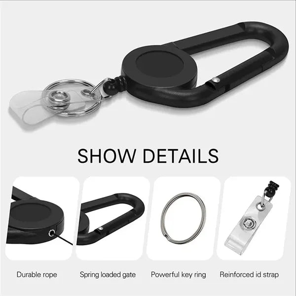 Retractable Key Chain Telescopic Key-Rings
