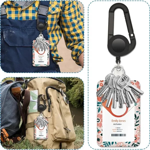 Retractable Key Chain Telescopic Key-Rings