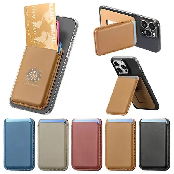 2 in 1 Leather Mag Safe Wallet for Phone Card Holder