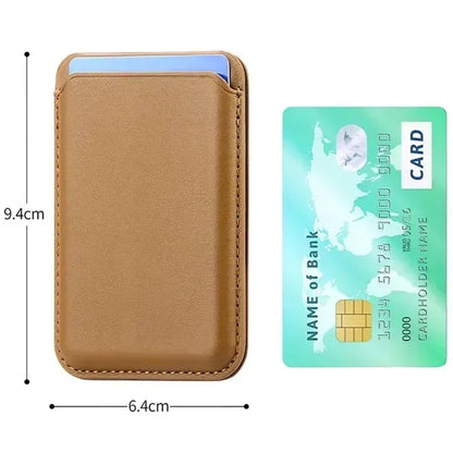 2 in 1 Leather Mag Safe Wallet for Phone Card Holder