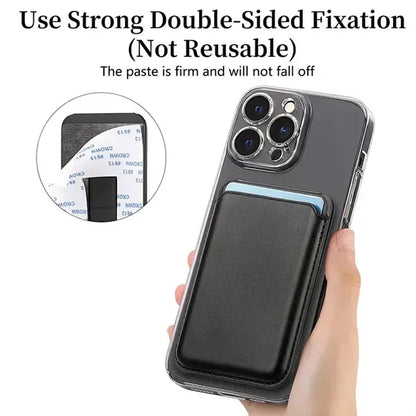 2 in 1 Leather Mag Safe Wallet for Phone Card Holder