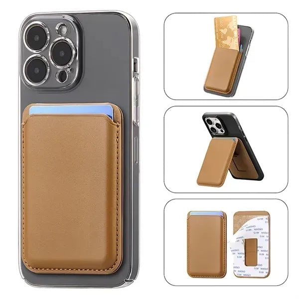 2 in 1 Leather Mag Safe Wallet for Phone Card Holder