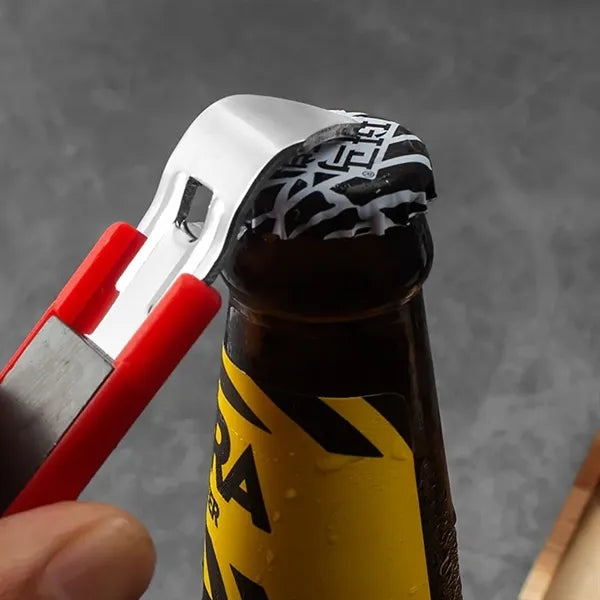 Stainless Steel Dual-Head Can & Bottle Opener