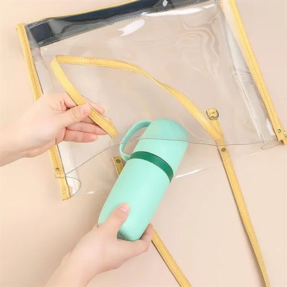 Travel Toothbrush Case with Cup Portable Brush Holder