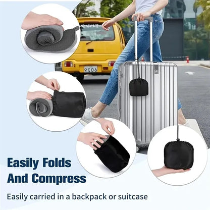 Premium Memory Foam Travel Neck Pillow