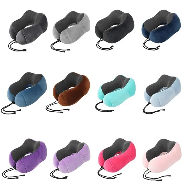 Premium Memory Foam Travel Neck Pillow