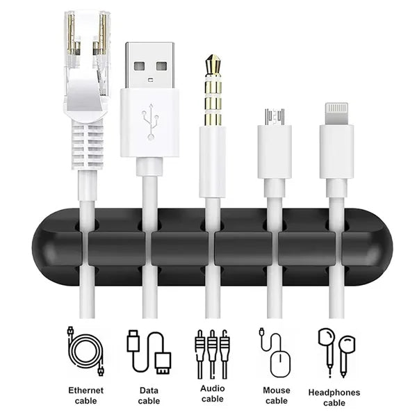 5 Slot Desk Cable Organizer