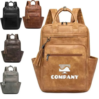 Vintage PU Leather Backpacks