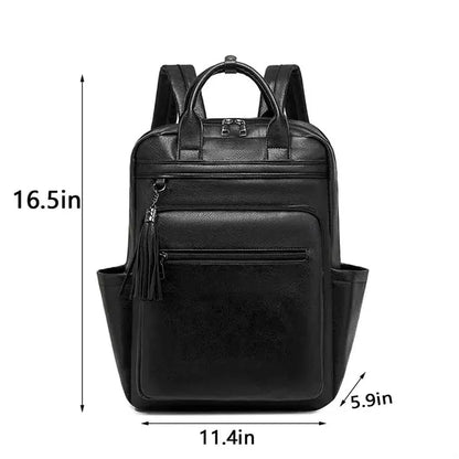 Vintage PU Leather Backpacks