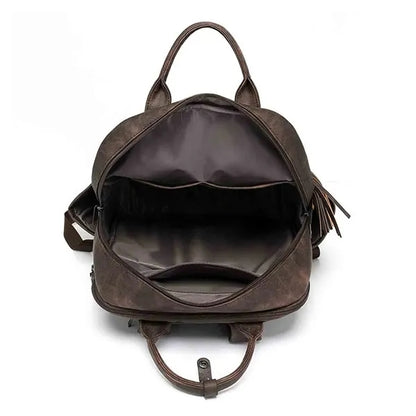 Vintage PU Leather Backpacks
