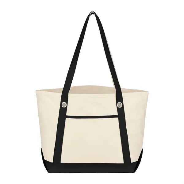 MEDIUM 12 OZ. COTTON CANVAS SAILING TOTE BAG