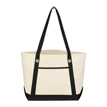 MEDIUM 12 OZ. COTTON CANVAS SAILING TOTE BAG
