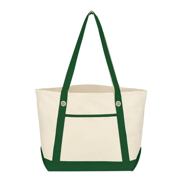 MEDIUM 12 OZ. COTTON CANVAS SAILING TOTE BAG